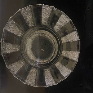 Vintage "Dewdrop" Jeannette glass platter